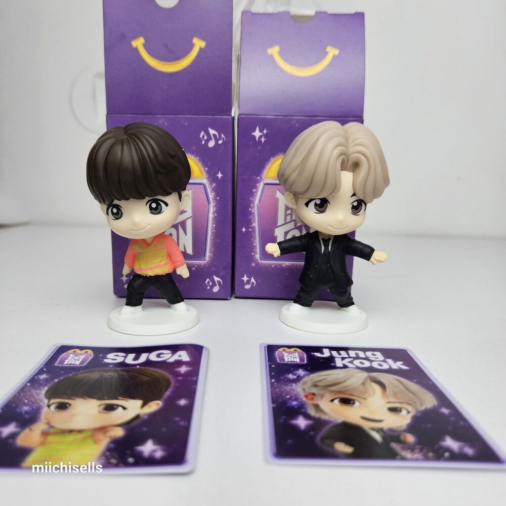 BTS McDonalds Happy Meal Toy 2025 BTS Tiny Tan Jung Kook & Suga